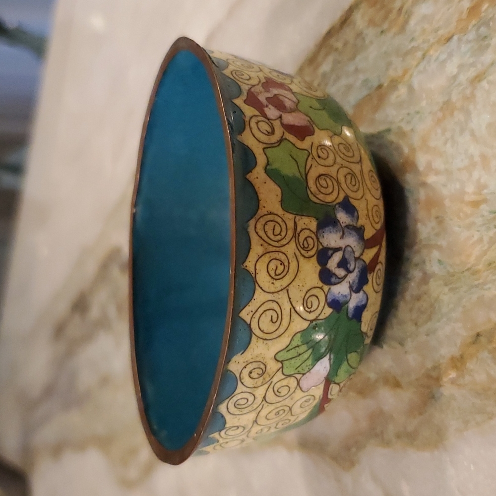 Vintage Cloisonne Bowl - Picture 3 of 11